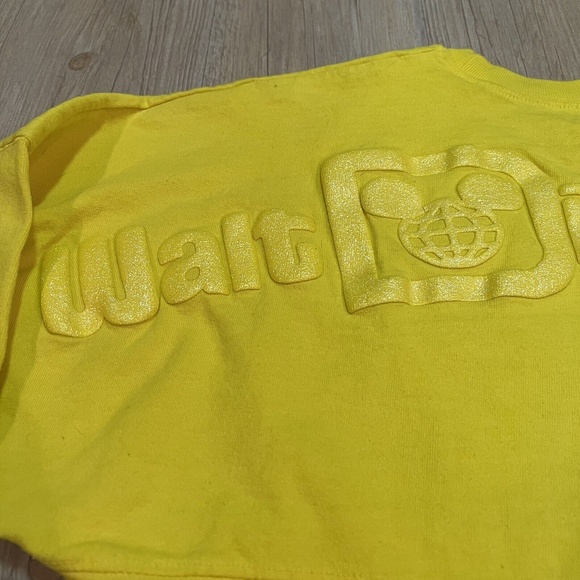 Disney WDW Dapper Day Sunshine Yellow Spirit Jersey Sweater Sz X Small XS - Picture 2 of 8